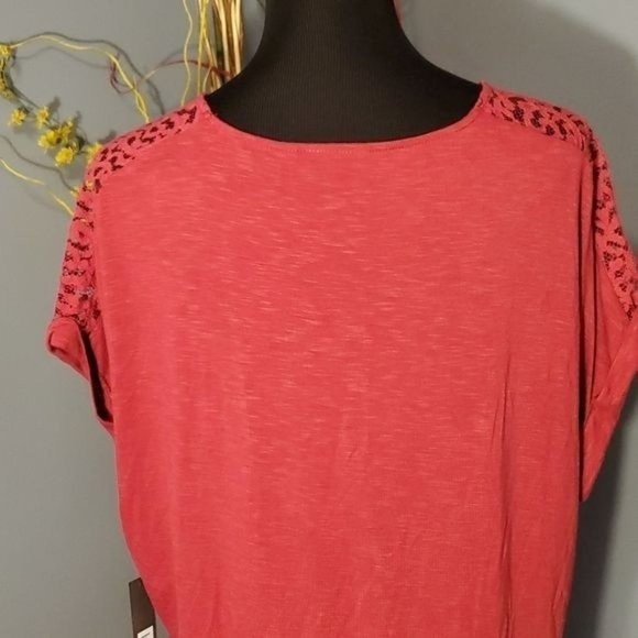 Apt. 9 Lace Panel Tee Size 1X NWT - Picture 9 of 14